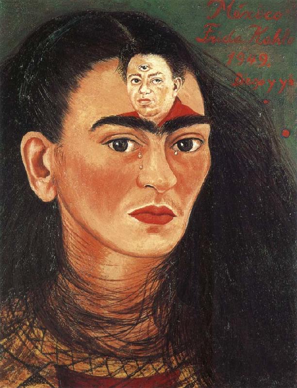 Diego Rivera I and  Rivera China oil painting art